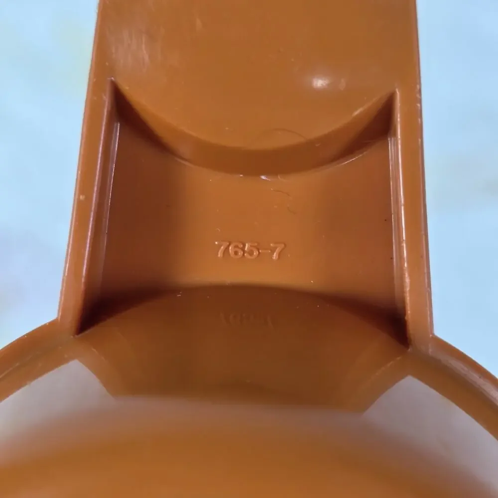 Vintage Tupperware 1/3 Cup Measuring Cup Orange Replacement Kitchen Utensil765-7